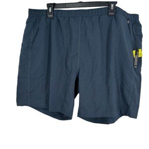 Swet Tailor Men’s Navy‎ Blue Workout Drawstring Shorts Size 2XL